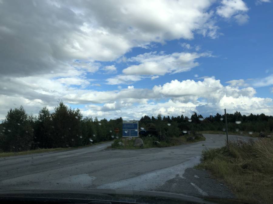 Infartsvägen från allfarvägen